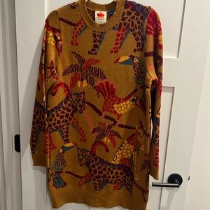 Farm rio jungle sweater dress